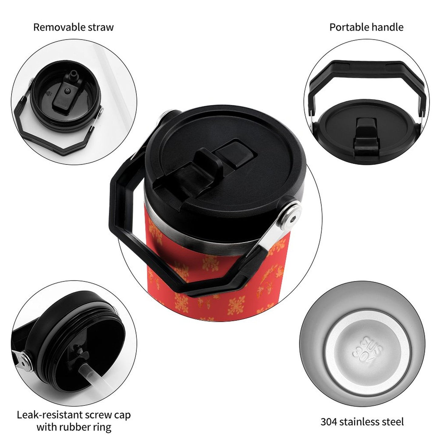 30oz Car Cup with Handle(All-Over Printing)