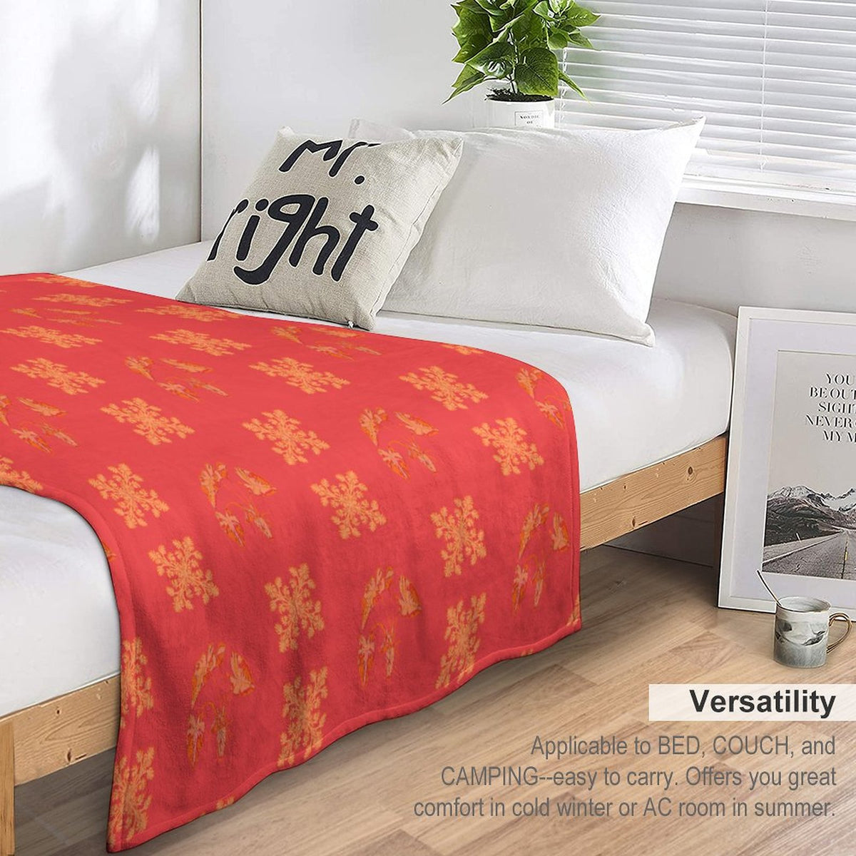 Hanapa'a Waiwai — Island Print Flannel Throw Blanket (Bedroom)