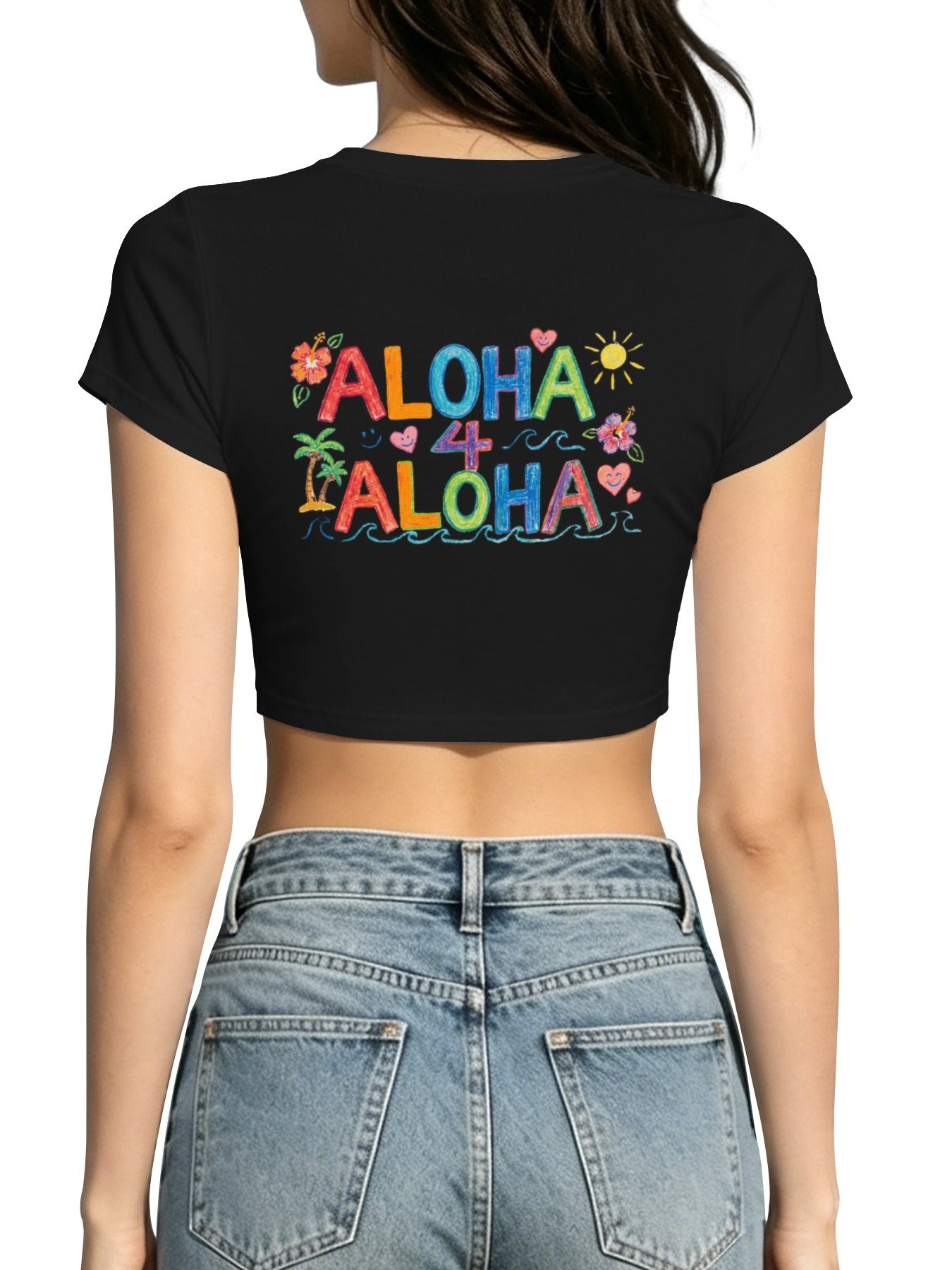 U'i Waiwai — Aloha 4 Aloha Women's Crop Top (Style 2)