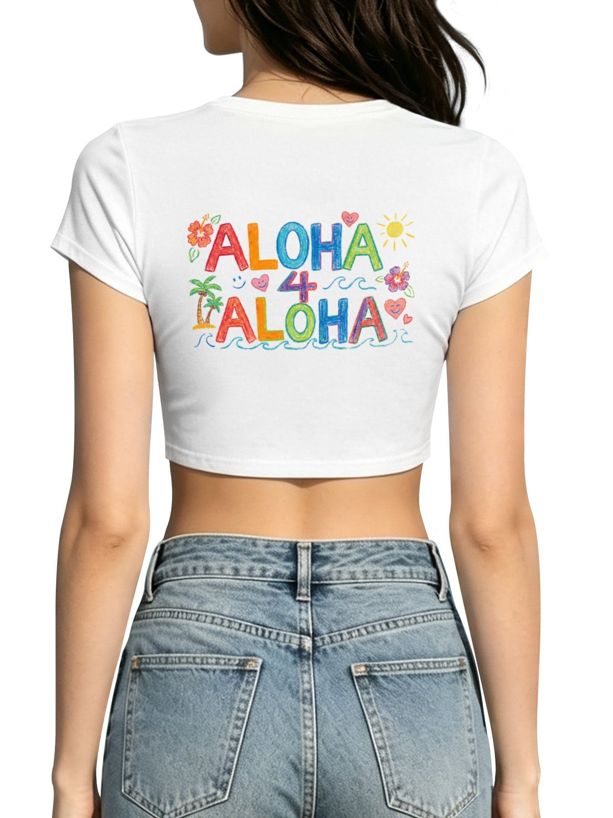 U'i Waiwai — Aloha 4 Aloha Women's Crop Top (Style 2)