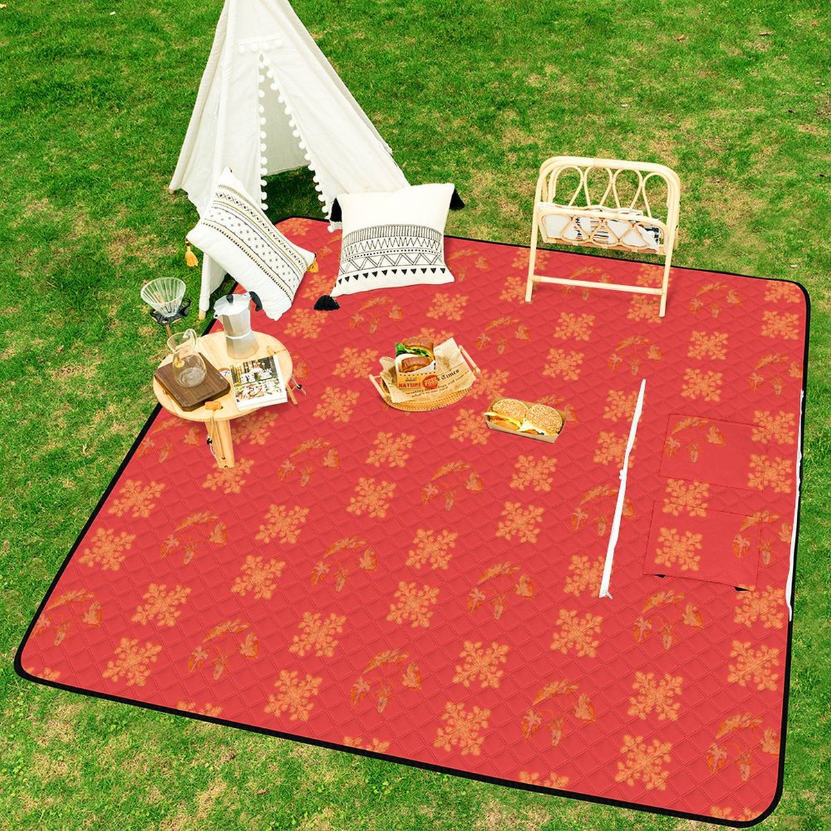 Hanapa'a Waiwai — Island Print Zipper Foldable Picnic Mat