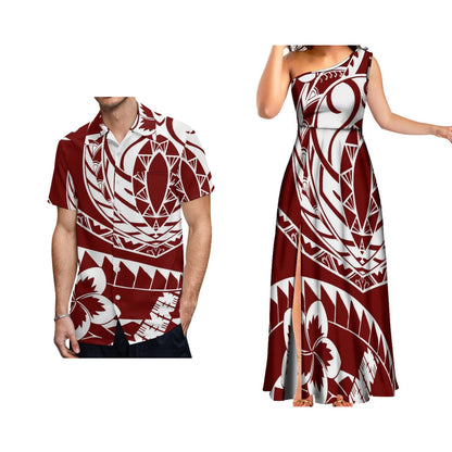 Polynesian Aloha Dress and Shirt
