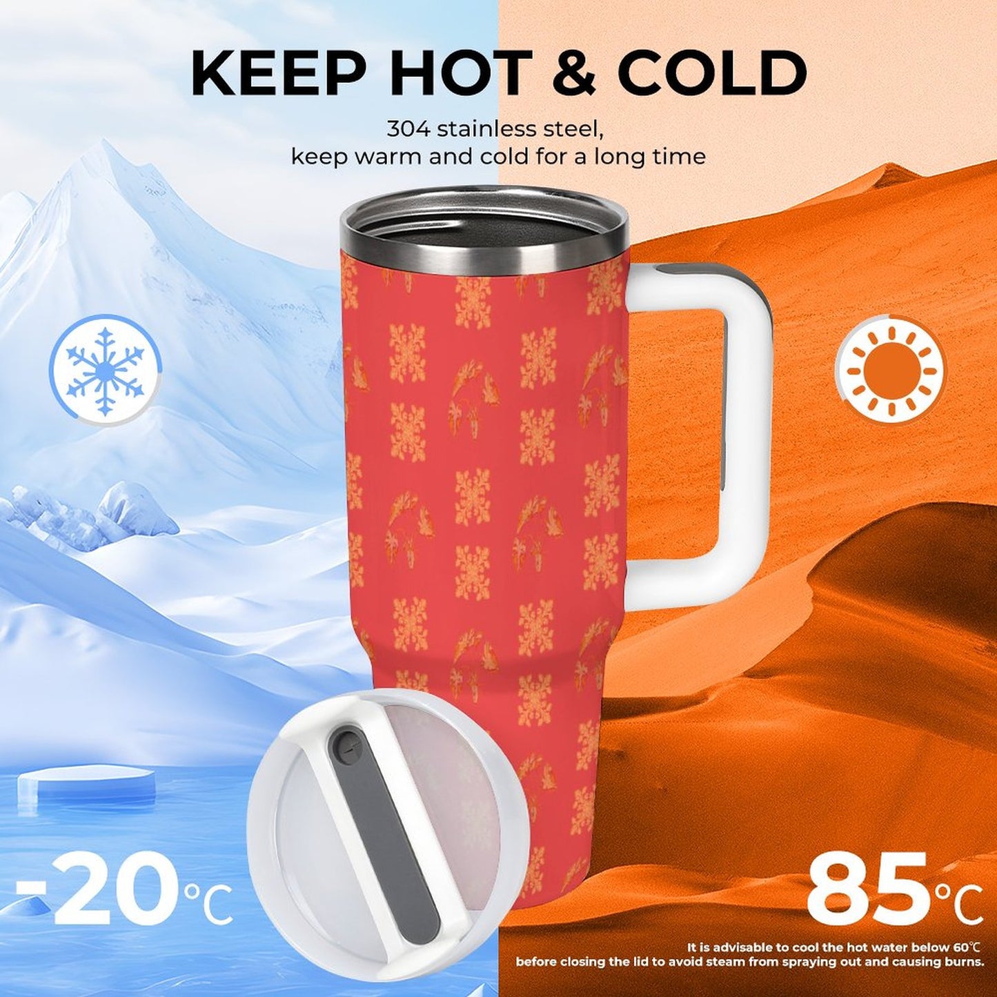 40oz Large Capacity Car Cup
