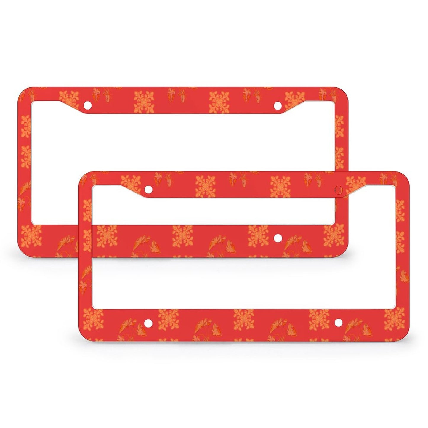 Hanapa'a Waiwai — Island Print License Plate Frame Set (Round Holes)