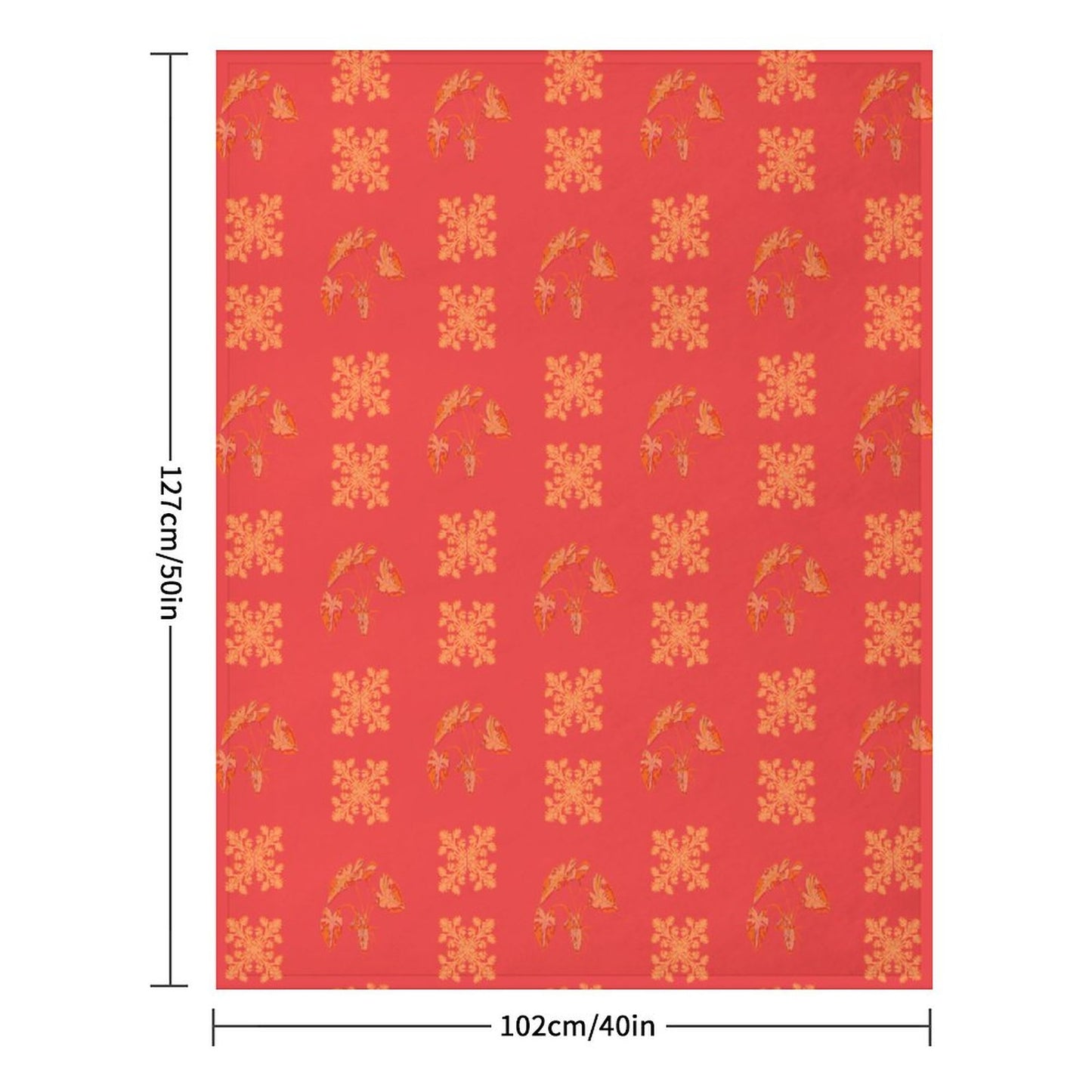 220gsm Flannel Throw Blanket for Couch-40"×50"