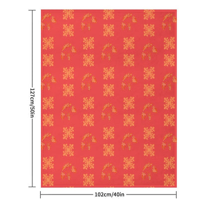 Hanapa'a Waiwai — Island Print Flannel Throw Blanket (Couch)