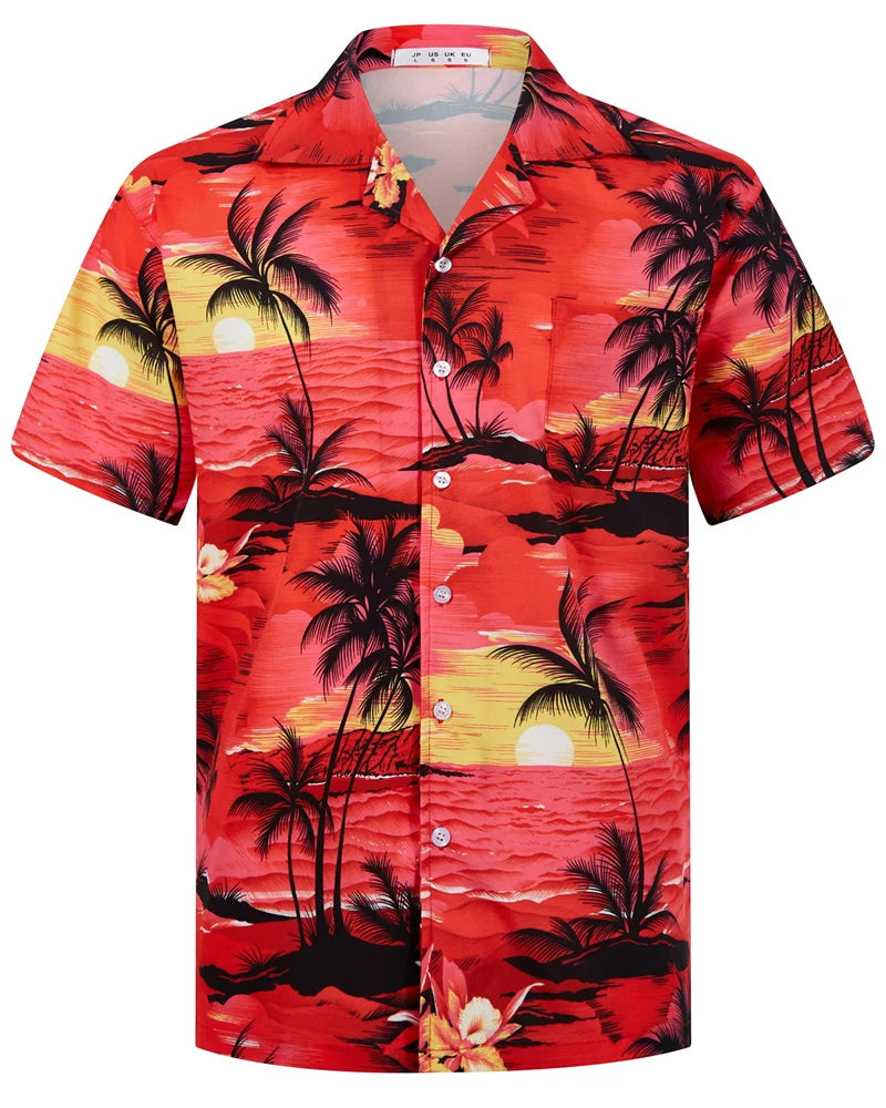 Mynah Kine — Coconut Button Hawaiian Short Sleeve Shirt