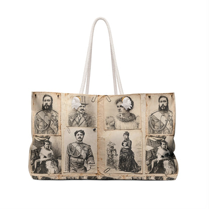 Hanapa'a Waiwai — Hawaiian Monarch Collage Weekender Bag