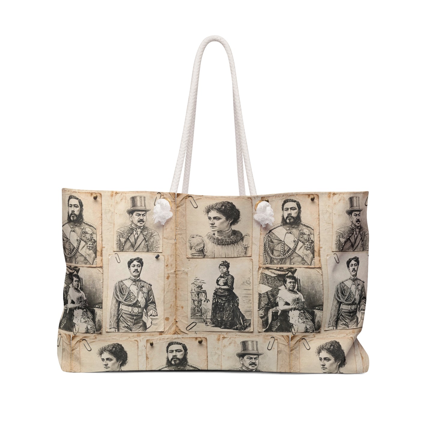 Hanapa'a Waiwai — Hawaiian Monarch Collage Weekender Bag