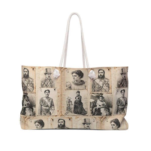 Hanapa'a Waiwai — Hawaiian Monarch Collage Weekender Bag