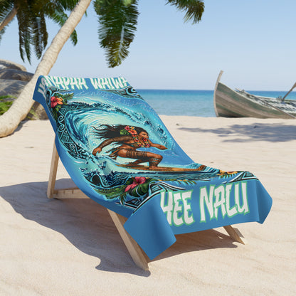 Hanapa'a Waiwai — Heʻe Nalu Beach Towel