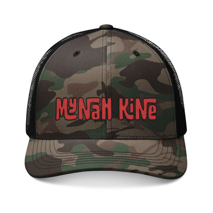 Mynah Kine — Embroidered Camo Mesh Cap