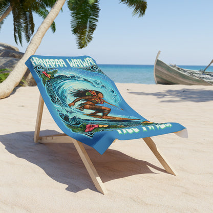 Hanapa'a Waiwai — Heʻe Nalu Beach Towel