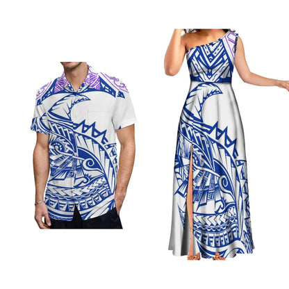 Polynesian Aloha Dress and Shirt