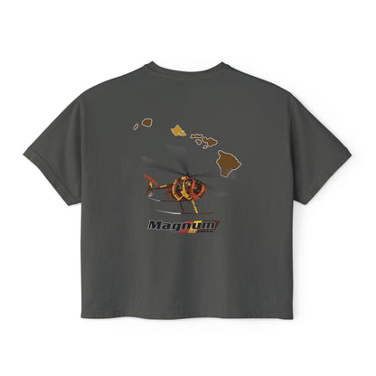 Magnum's Women's Boxy Tee —Magnum Islands Back Print