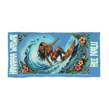 Hanapa'a Waiwai — Heʻe Nalu Beach Towel