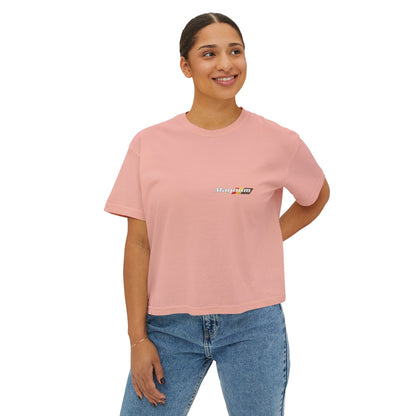 Magnum's Women's Boxy Tee —Magnum Islands Back Print