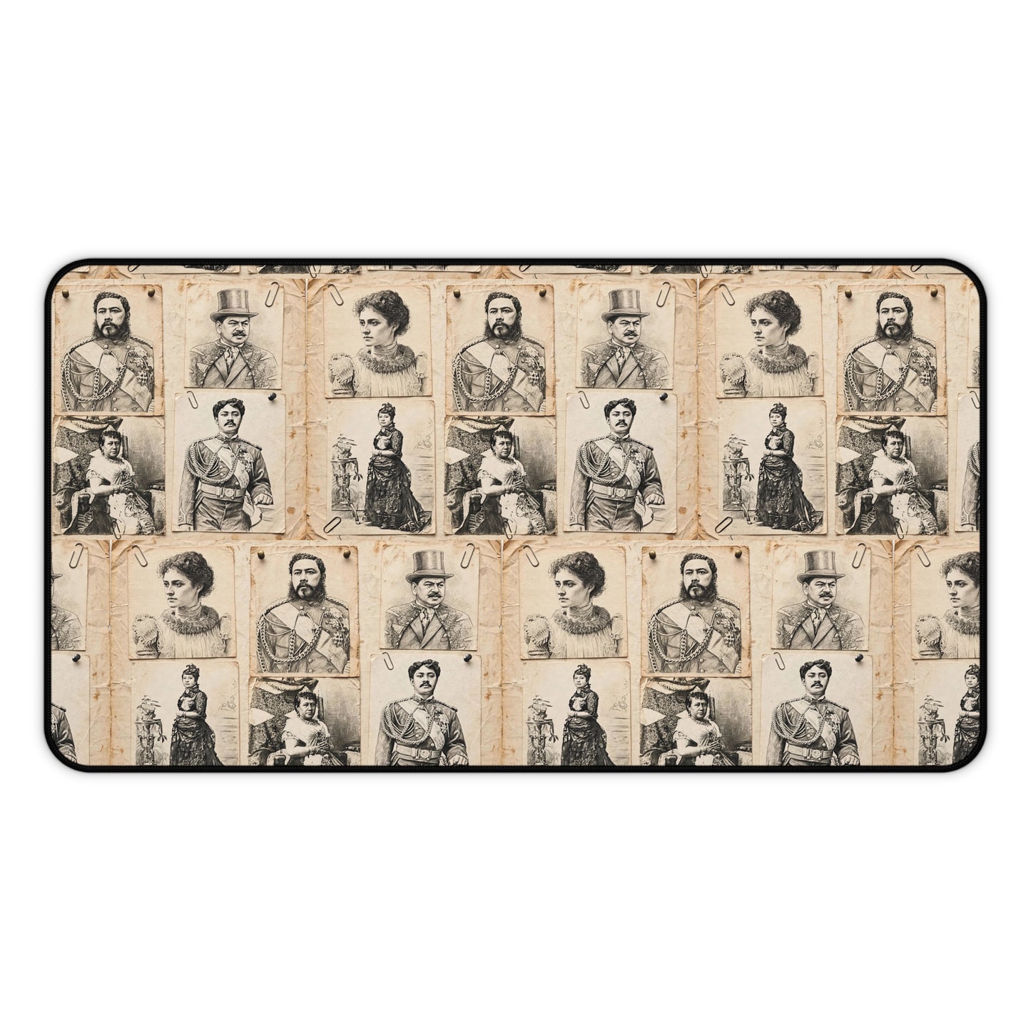 Hanapa'a Waiwai — Hawaiian Monarch Portrait Desk Mat