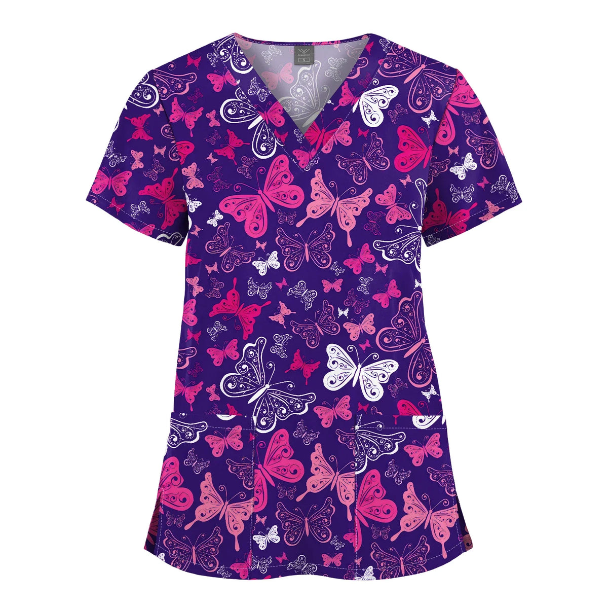 Hanapa'a Waiwai — Island Print Nursing Scrub Top