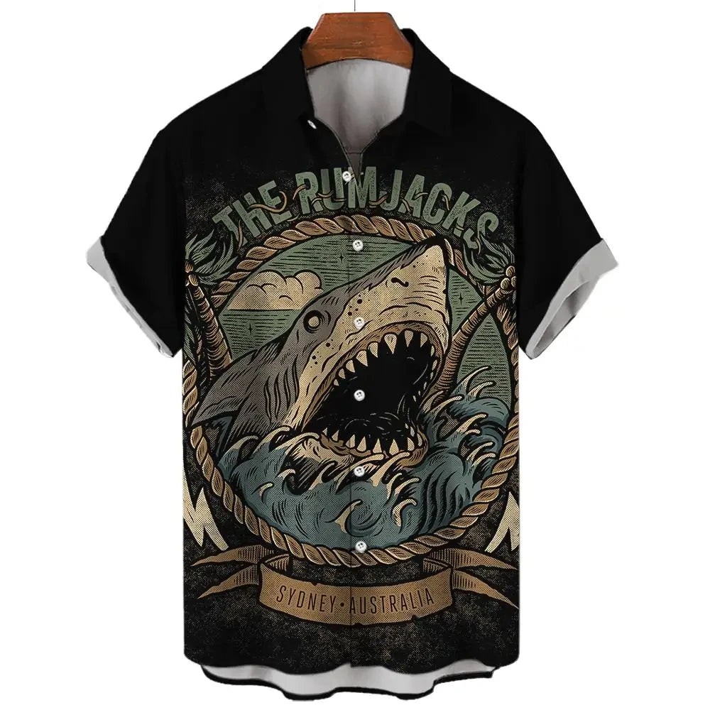 Hawaiian Manō Tshirt Short Sleeve