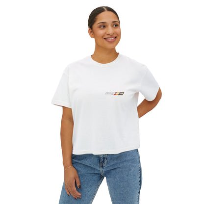 Magnum's Women's Boxy Tee —Magnum Islands Back Print