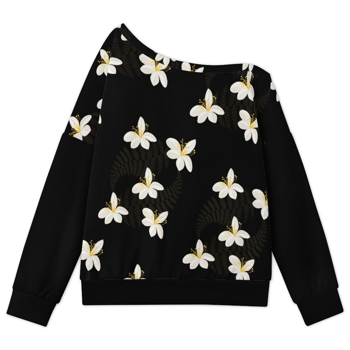 230gsm Off Shoulder Hoodie(All-Over Printing)