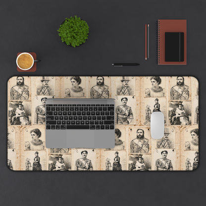 Hanapa'a Waiwai — Hawaiian Monarch Portrait Desk Mat