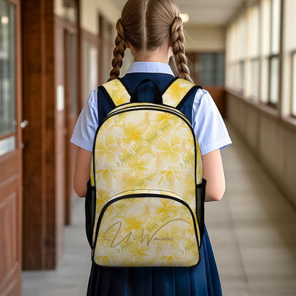 Large U'i Waiwai Plumeria Backpack