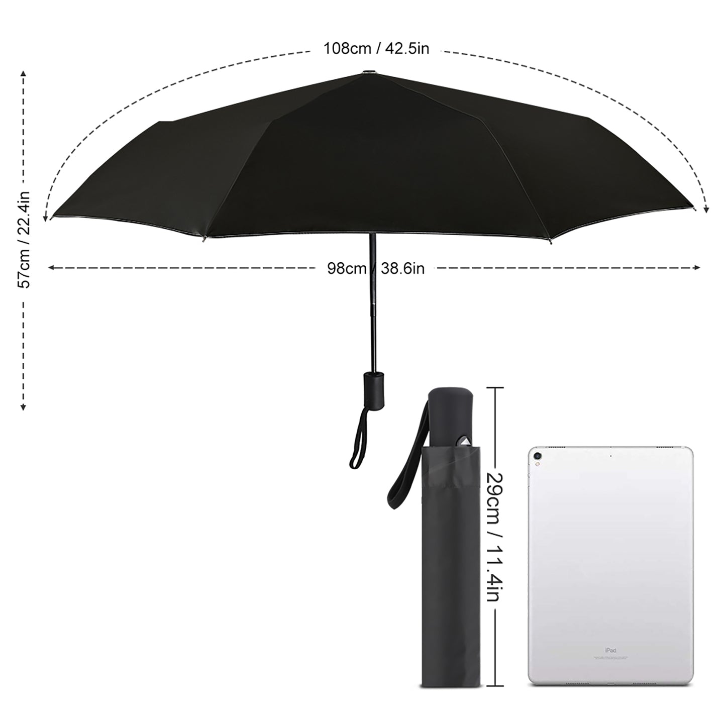 Hanapa'a Waiwai — Island Print Auto-Open Umbrella
