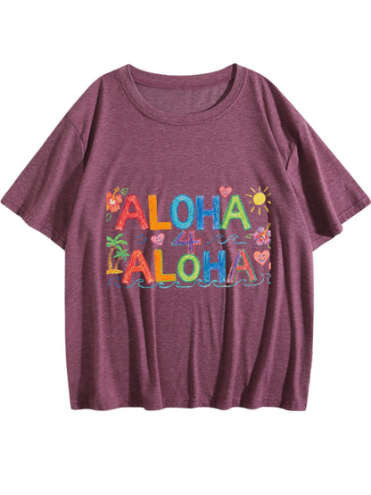 U'i Waiwai — Aloha 4 Aloha Women's Multi-Color Tee