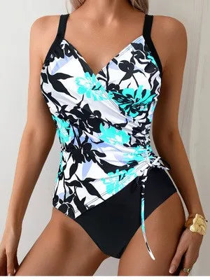 U'i Waiwai — Floral Tummy Control Tankini Set