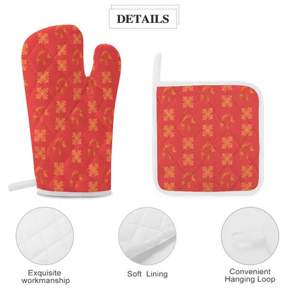 Hanapa'a Waiwai — Island Print Oven Mitt & Pad Set of 3