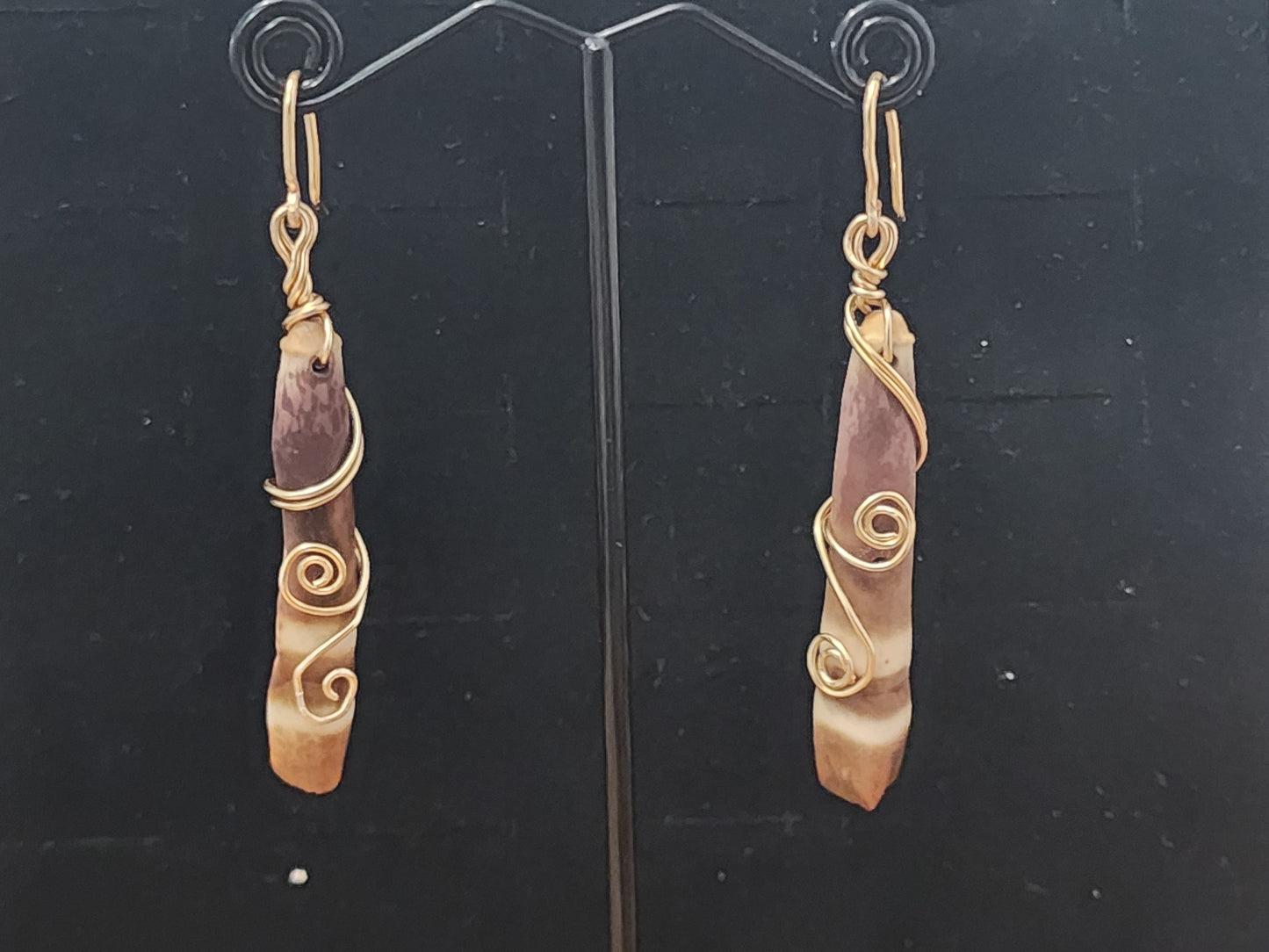 Red Sea Urchin Earrings — Hawaiian Slate Pencil Urchin