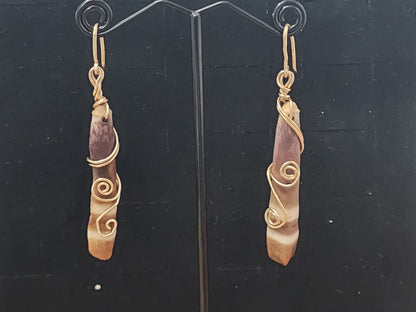 Red Sea Urchin Earrings — Hawaiian Slate Pencil Urchin