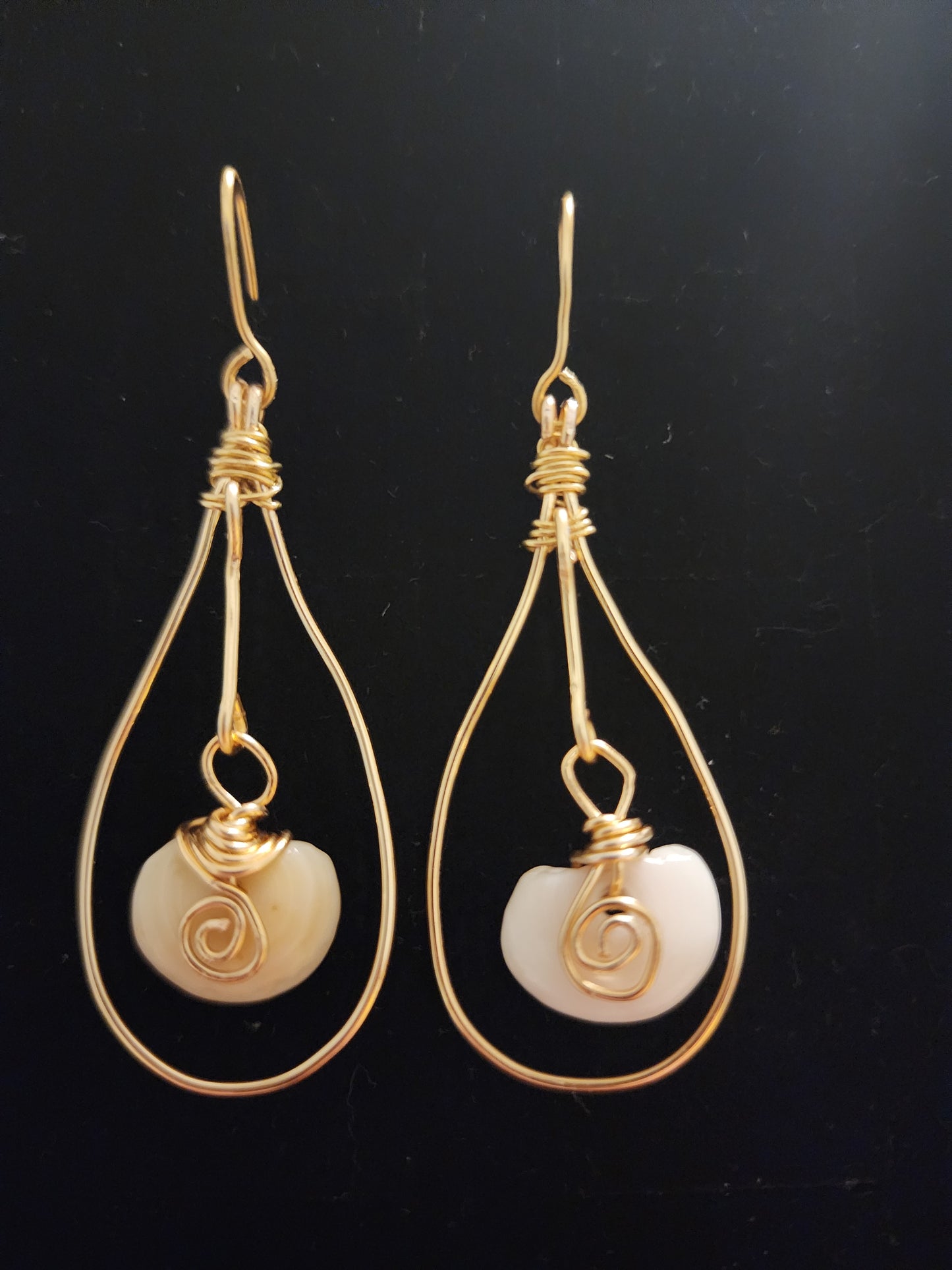 Puka Shell Drop Earrings — Hand-Picked Hawaiian Shells