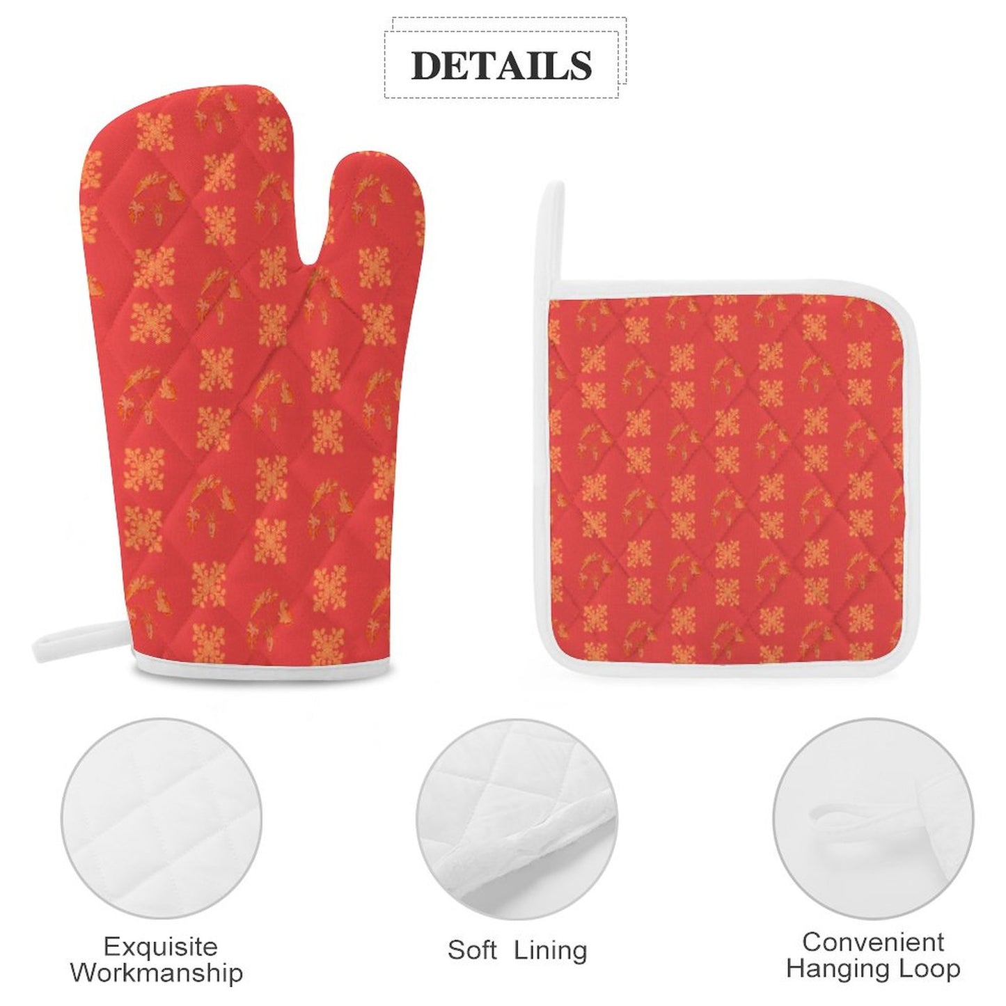 Hanapa'a Waiwai — Island Print Oven Mitt & Pot Holder Set of 3