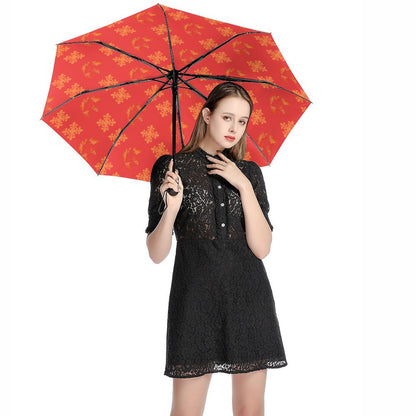Hanapa'a Waiwai — Island Print Auto-Open Umbrella