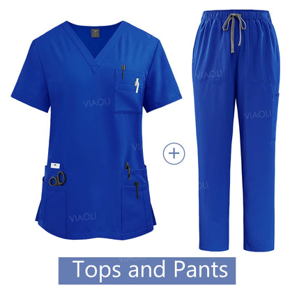 Hanapa'a Waiwai — Women's Surgical Scrub Set with Pockets