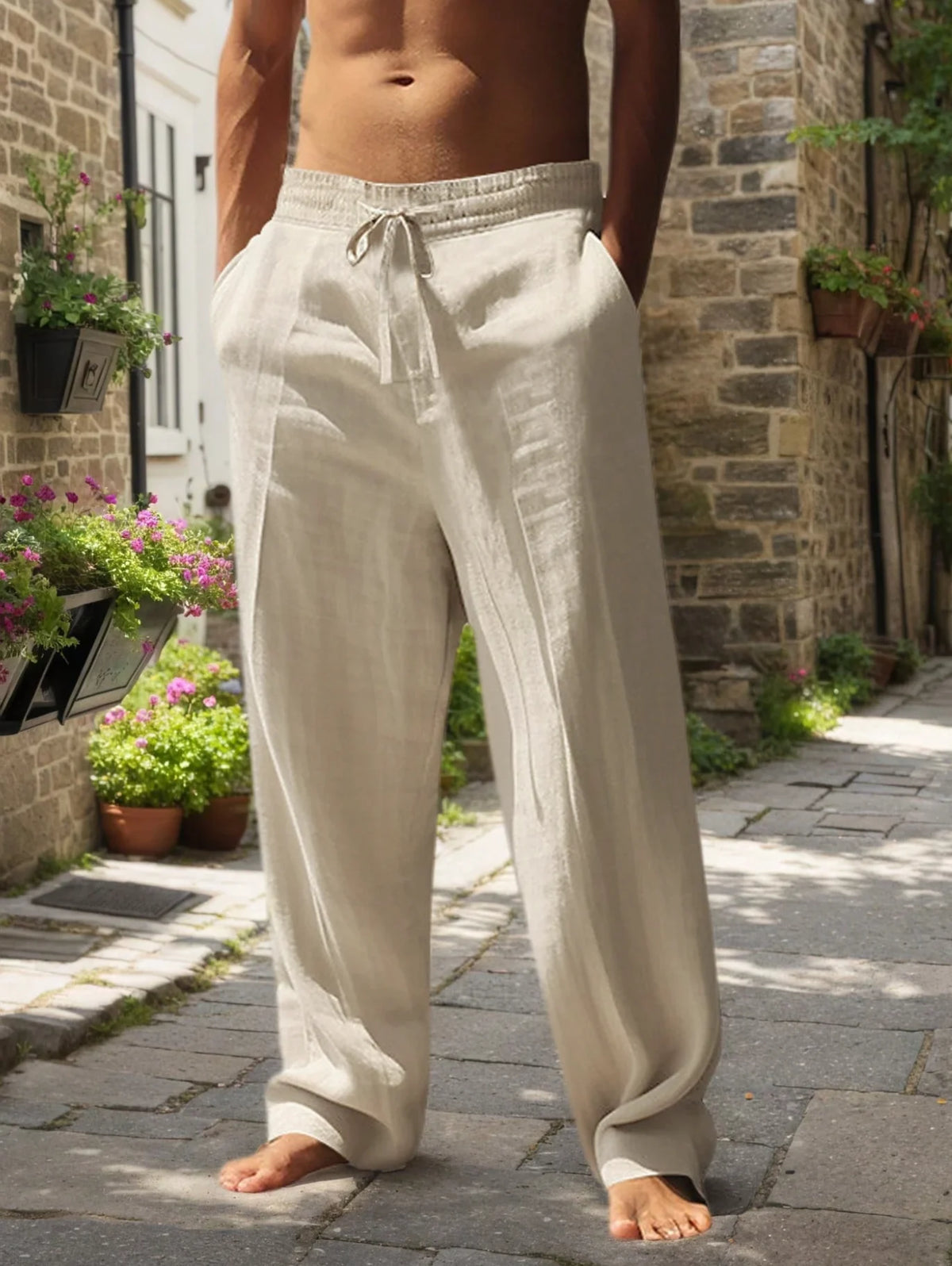 Hanapa'a Waiwai — Island Breeze Men's Linen Beach Pants