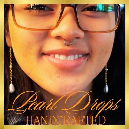 PEARL DROP EARRINGS