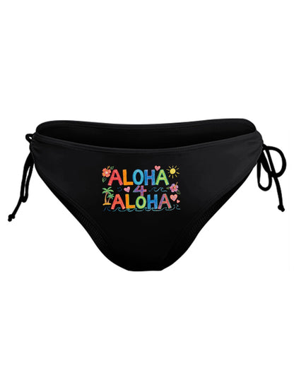 U'i Waiwai — Aloha 4 Aloha Tie Bikini Bottom