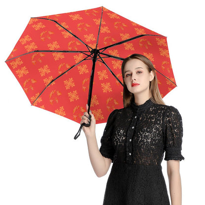 Hanapa'a Waiwai — Island Print Auto-Open Umbrella
