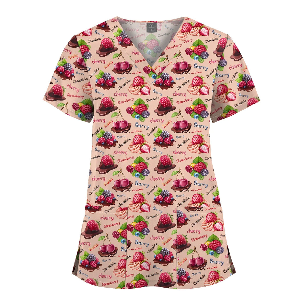 Hanapa'a Waiwai — Island Print Nursing Scrub Top