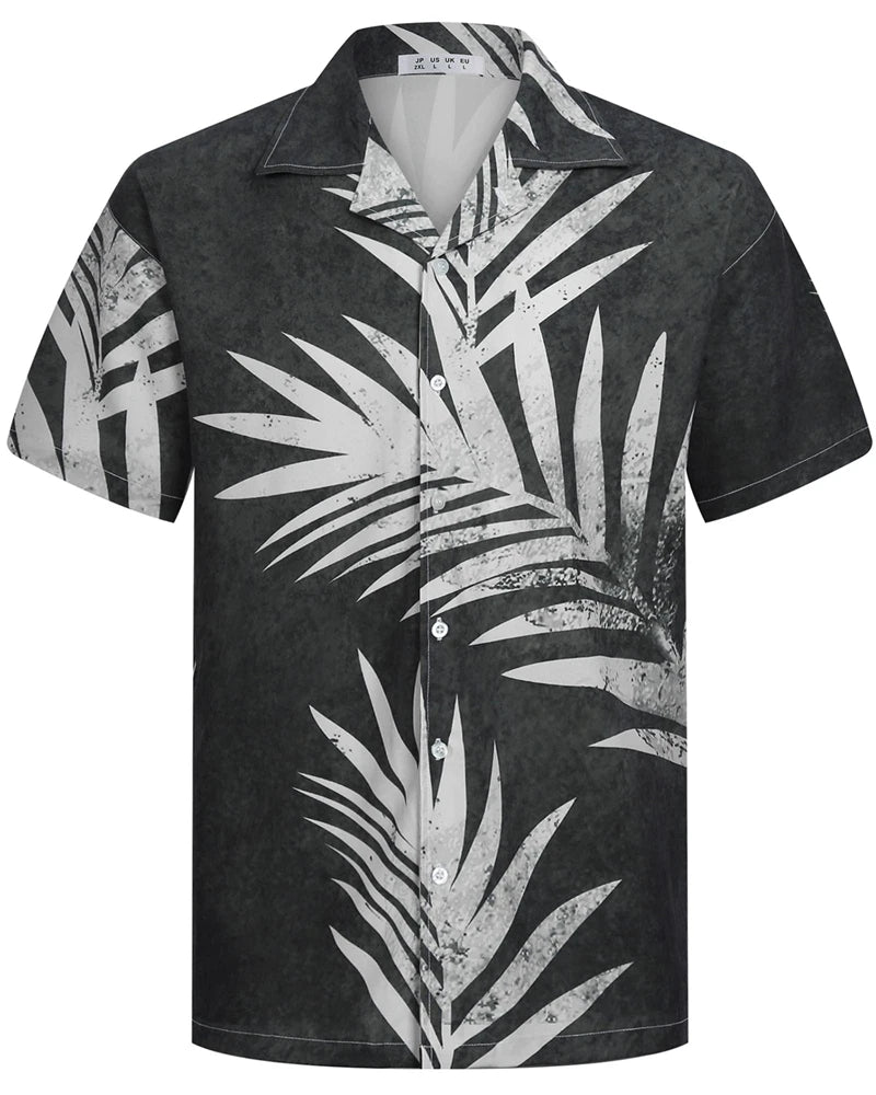 Mynah Kine — Coconut Button Hawaiian Short Sleeve Shirt