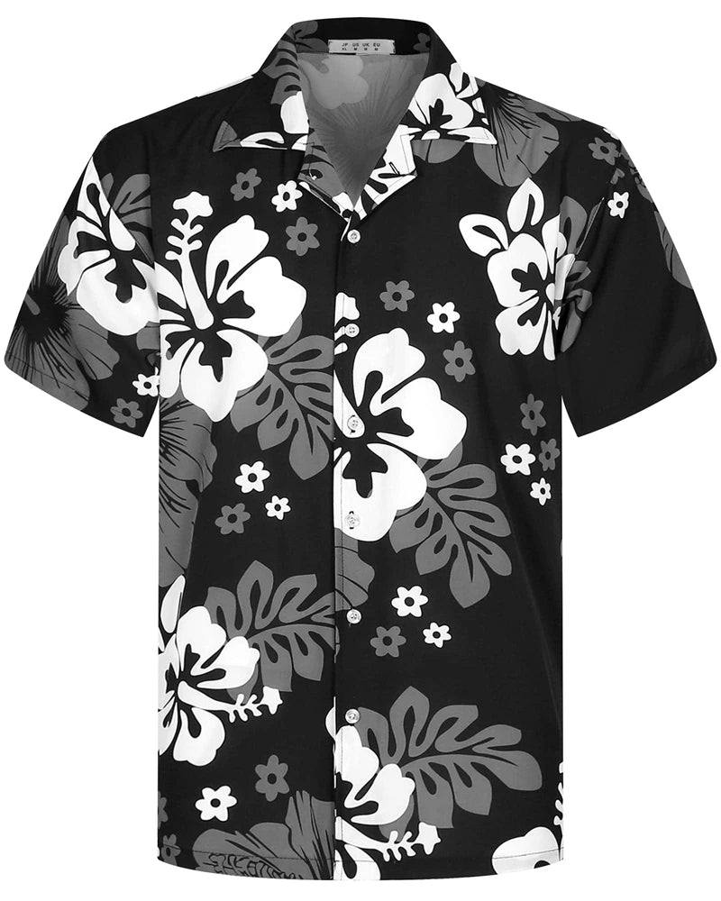 Mynah Kine — Coconut Button Hawaiian Short Sleeve Shirt