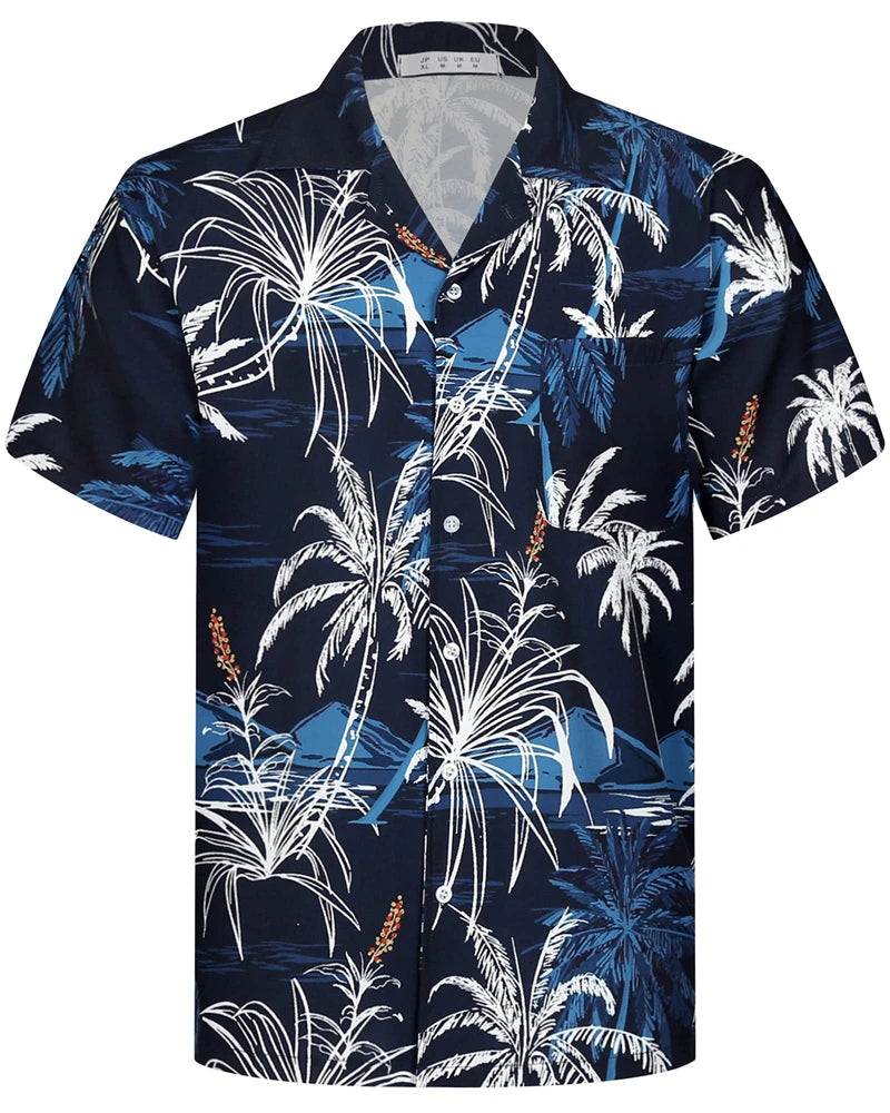 Mynah Kine — Coconut Button Hawaiian Short Sleeve Shirt