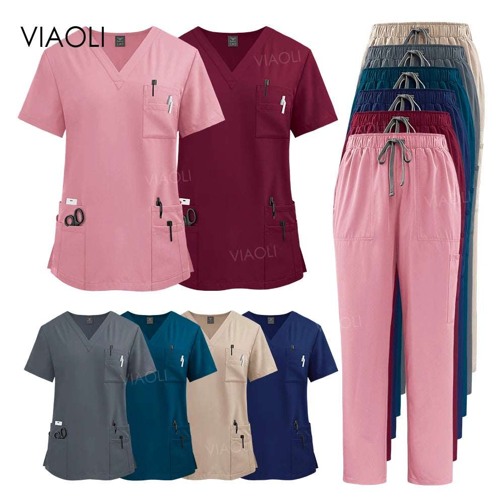 Hanapa'a Waiwai — Women's Surgical Scrub Set with Pockets