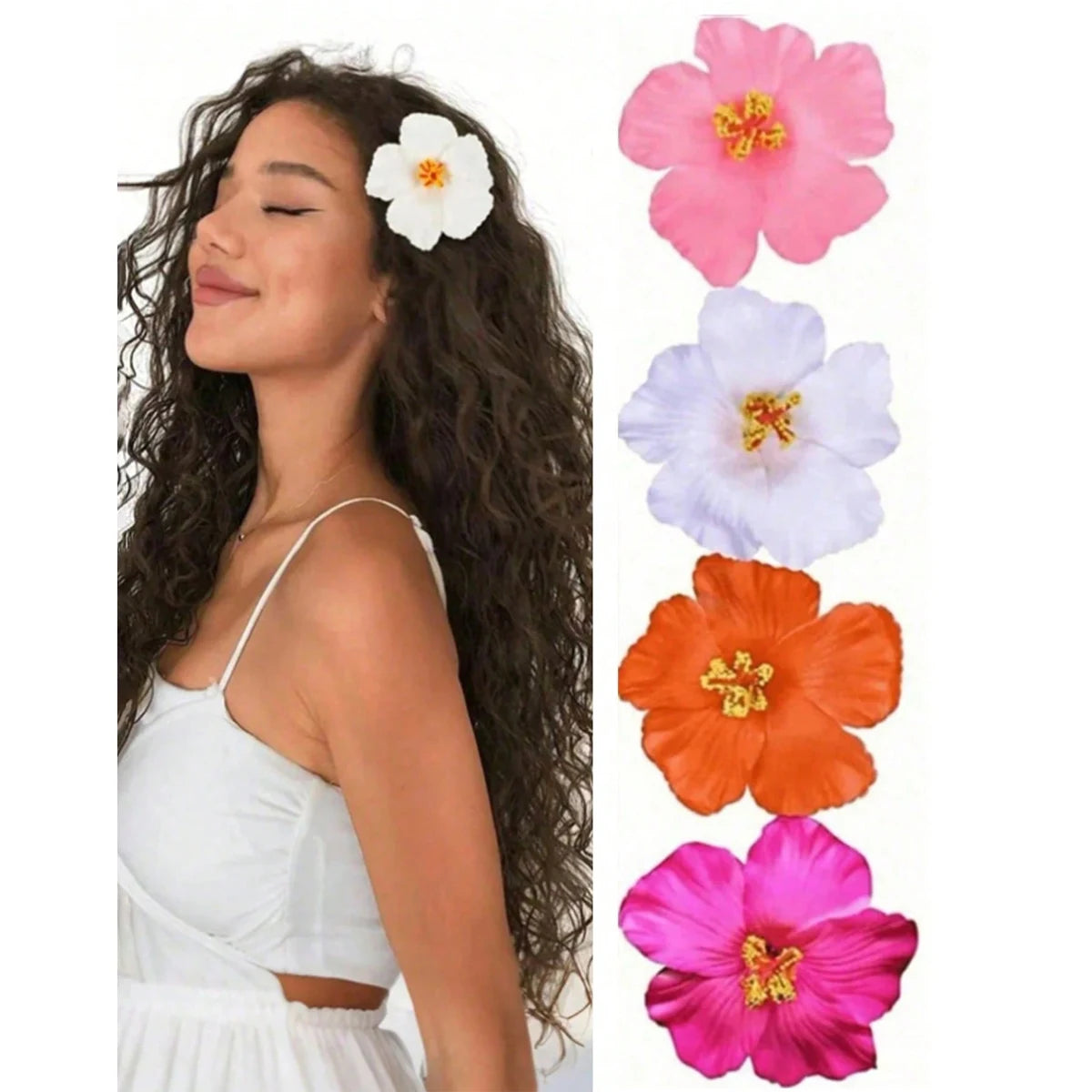 U'i Waiwai — Hawaiian Flower Hair Clip Set (2, 4 & 9 Pack)