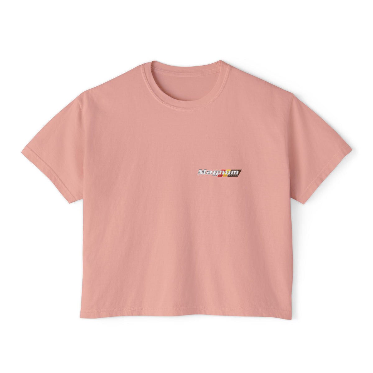 Magnum's Women's Boxy Tee —Magnum Islands Back Print