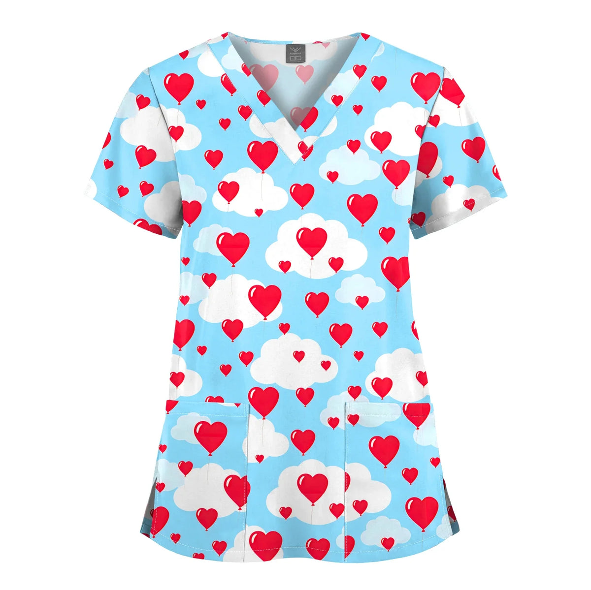 Hanapa'a Waiwai — Island Print Nursing Scrub Top